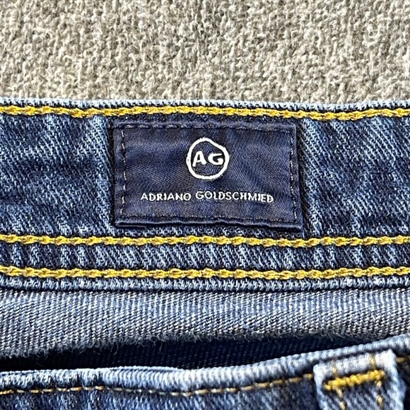 AG Adriano Goldschmied Men's Slim Straight Jeans - Blue - Picture 3 of 10
